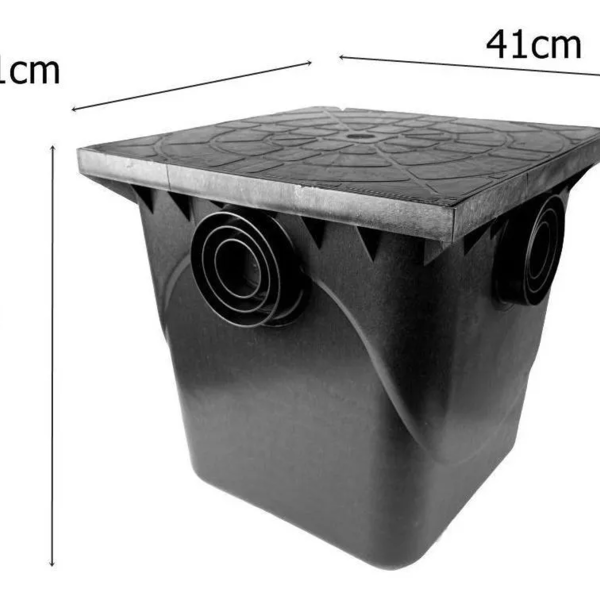Caixa De Inspeção E Passagem Esgoto E Elétrica 41x41x41cm