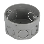 Caixa de Luz 3x3 Octagonal Cinza Tuboline