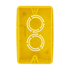 Caixa de Luz 4x2 Retangular Amarela Tigre