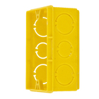 Caixa de Luz 4x2 Retangular Amarela Tigre