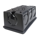 Caixa de Luz Polipropileno 4X2" Retangular Preto Plastilit