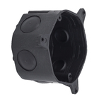 Caixa de Luz 4x4 Octagonal Preto Nanoplastic