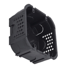 Caixa de Luz 4x4 Quadrada para Drywall Preto Nanoplastic