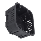 Caixa de Luz 4x4 Quadrada Preto Nanoplastic