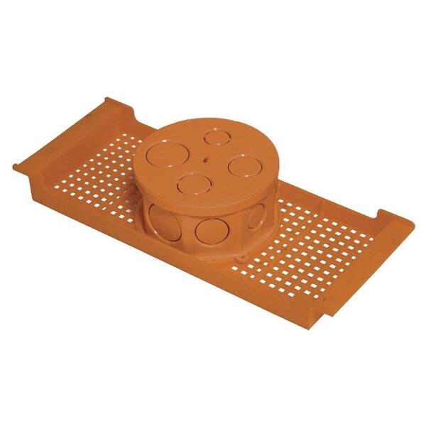 Caixa De Luz Krona Centro Para Laje Laranja 30cm Embalagem Co