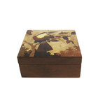 Caixa de Madeira em Marchetaria - Tucano