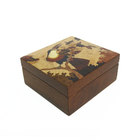 Caixa de Madeira em Marchetaria - Tucano