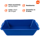 Caixa De Massa 40 Litros Azul Afort