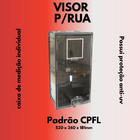 Caixa De Medição Individual Para Muro Frontal Com Visor De Vi