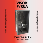 Caixa De Medição Individual Para Muro Frontal Com Visor De Vi