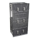 Caixa De Medição Para Poste Com Lente E Suporte Para Disjunto