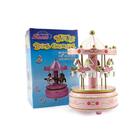 Caixa De Musica Carrossel Musical Cavalinhos De Plástico Deco