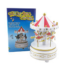 Caixa De Musica Carrossel Musical Cavalinhos De Plástico Deco
