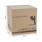 Caixa de Papelão Marrom P 40x40x40cm Target