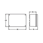 Caixa de Passagem 154x110x70mm Steck