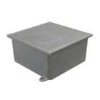 Caixa de Passagem Com Tampa Reversível Alumínio 106x212mm Wetzel