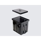 Caixa De Passagem Esgoto Quadrada 48l Preta - Mallton - 3130