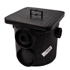 Caixa De Passagem Para Esgoto 10l 28 X 28 X 26cm Mallton