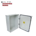 Caixa De Passagem Tampa Transparente Dobradiça Strahl 3293/d