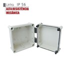 Caixa De Passagem Tampa Transparente Dobradiça Strahl 3858/d