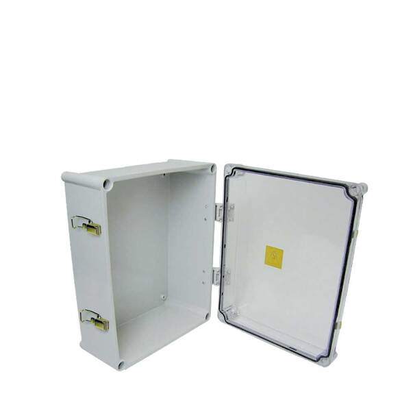 Caixa De Passagem Transparente Dobradiça Fecho Strahl3293/df