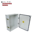 Caixa De Passagem Transparente Dobradiça Fecho Strahl3293/df