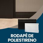 Caixa De Rodapé Adamas - ( C/ Friso) Poliestireno - 10cm - 2,