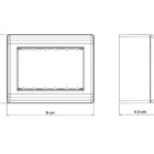 Caixa De Sobrepor 3 Postos Tramontina Lizflex Branca