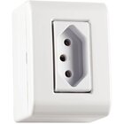 Caixa De Sobrepor Com 1 Tomada 2p+t 20 A 250 V Tramontina Liz