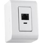 Caixa De Sobrepor Com 1 Tomada Rj45 Cat.6 Tramontina Lizflex