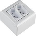 Caixa De Sobrepor Com 2 Tomadas 2p+t 20 A 250 V Tramontina Li