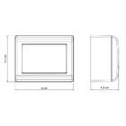 Caixa De Sobrepor Com 3 Interruptores Simples 10 A 250 V Tram