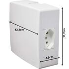 Caixa De Sobrepor Com Disjuntor Bipolar Alumbra C20/2 - 20a -