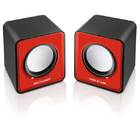 Caixa De Som 2.0 Mini 3w Rms Vermelho Multilaser - Sp197