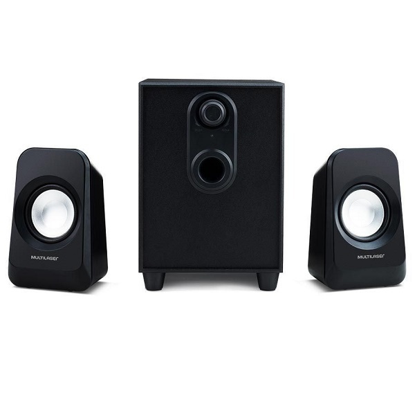 Caixa De Som 2.1 Bass 20w Bivolt Multilaser Sp377