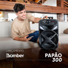 Caixa De Som Amplificada Bomber Papão 300 Bluetooth Rádio Fm