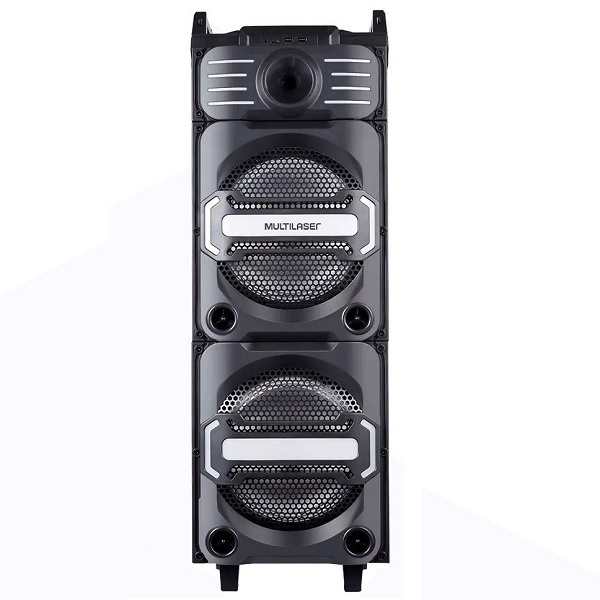 Caixa De Som Amplificada Dj Bluetooth Led 350w Rms Multilaser