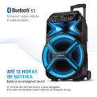 Caixa De Som Amplificada Mondial Cm-550-l 550w Rms Preto Bivo