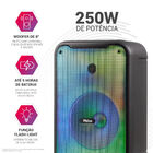 Caixa De Som Amplificada Philco 250w Pcx3800 Flash Lights