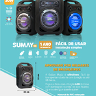 Caixa De Som Amplificada Portatil Gallon Csp1302 Af 4 30w Blu