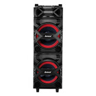 Caixa De Som Amplificada Trovão, Bluetooth, Rms 2 Sub Mp3 Led