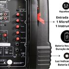 Caixa De Som Amvox Aca 850 Festa Bluetooth Amplificada 850w