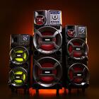 Caixa De Som Amvox Titan 1400w Led Bluetooth Usb Sd Bivolt Pr