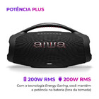 Caixa De Som Aws-bbs-01 Boombox Plus Aiwa