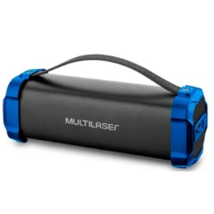 Caixa de Som Multilaser Azul/preto Sp350