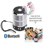 Caixa De Som Bluetooth 887 Fm Academia Aula Piscina Prata