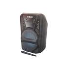 Caixa De Som Bluetooth Com Microfone Auto Falante Led Portati