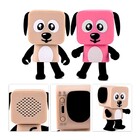 Caixa de som Bluetooth dancing dog USB rádio portátil dançant