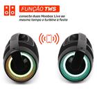 Caixa De Som Bluetooth Moobox Live Portátil Resistente À Água