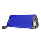 Caixa De Som Bluetooth Sd Fm Usb Multimidia Azul Cs-m33bt